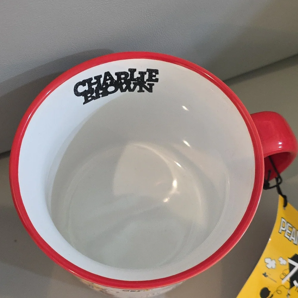 Peanuts Charlie Brown Character 21 oz stoneware mug NWT - Picture 6 of 6